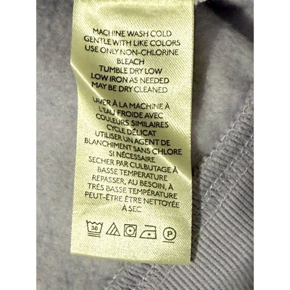 Maeve Lavender Heart Graphic Sweatshirt "You're Doing Great" Women's L - Picture 8 of 8